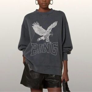 Anine Bing Eagle sweatshirt size small